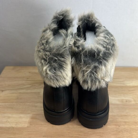 Sun + Stone Orlaa Cold-Weather Lug Sole Boots- Black SM- Size 9.5 M- NEW - Picture 3 of 8